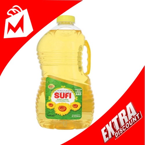 SUFI OIL 4.5L SUNFLOWER BOTTLE