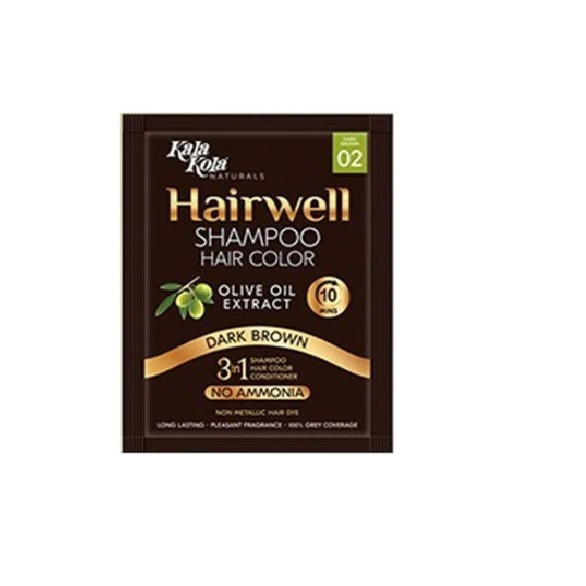 HAIR WELL COLOR D/BROWN