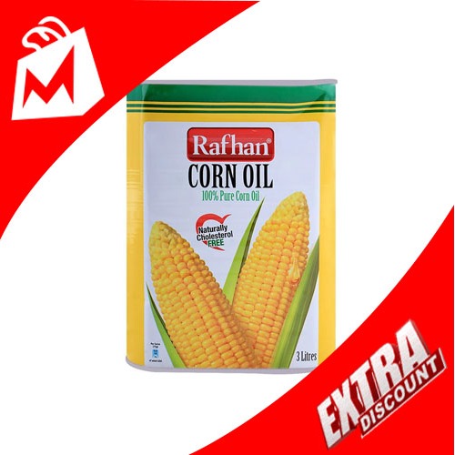 RAFHAN CORN OIL TIN 3L