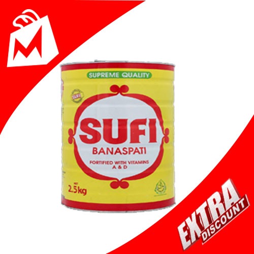 SUFI GHEE TIN 2.5KG