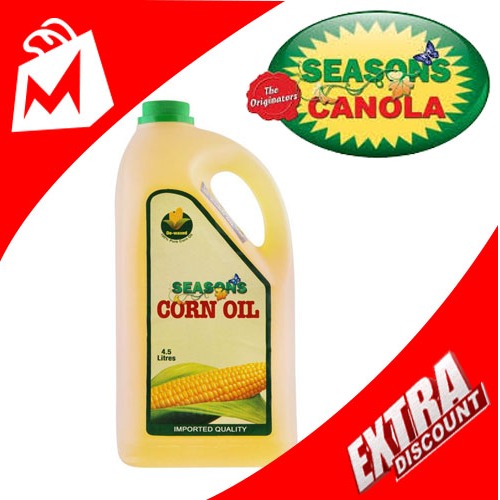 SEASONS CORN OIL 4.5L BOTTLE